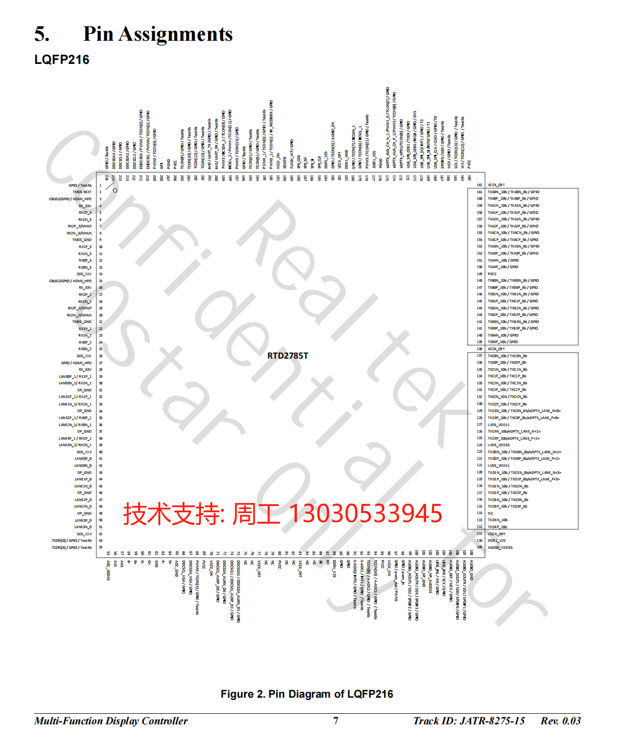 RTD2785T瑞昱点屏芯片带画面旋转