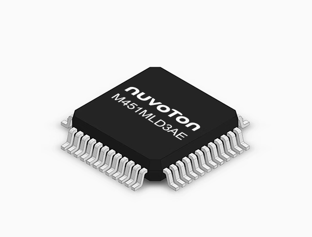 支持Nuvoton新唐科技的32位微控制器M451MLD3AE